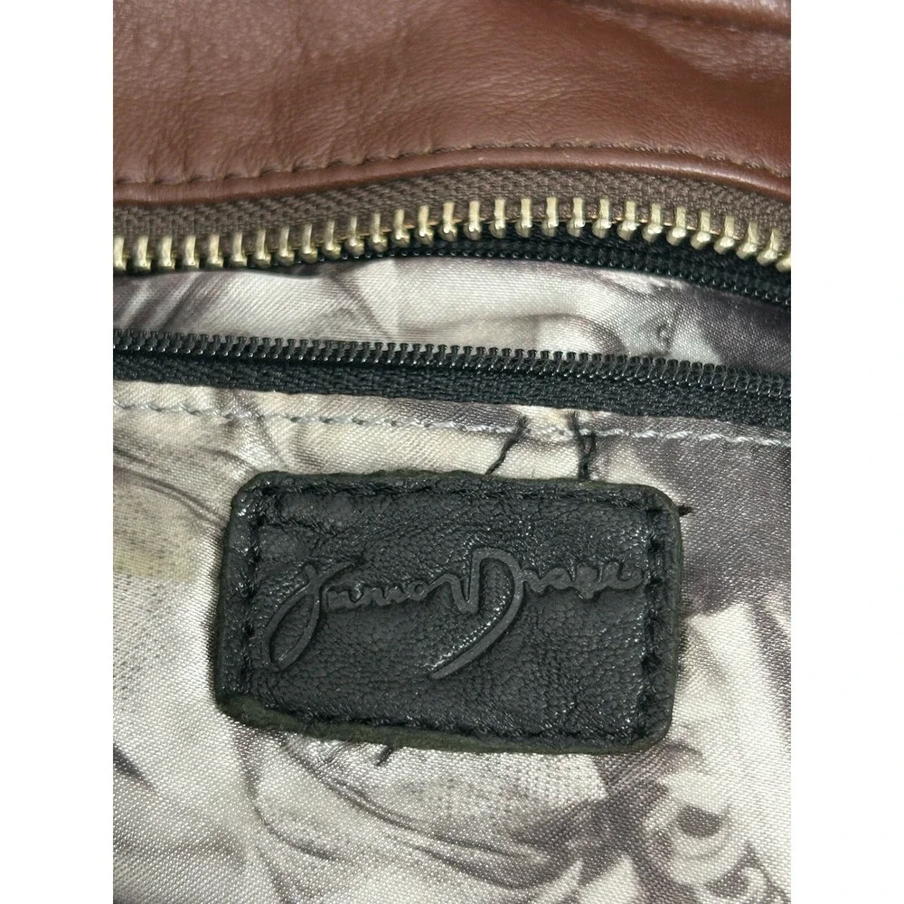 Karen Drake Brown Leather Shoulder Bag  Beautiful Leather
